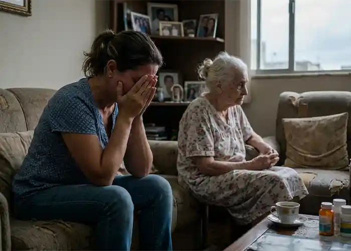 “Amo meus pais, mas estou exausto”: a culpa e a sobrecarga de quem cuida e trabalha ao mesmo tempo